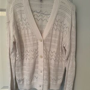 Talbots Cream Women's Cardigan Sweater